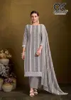 Lucknowi Work By Al Karam Cotton Dress Material Wholesale Clothing Suppliers In India
